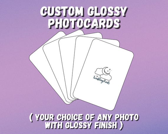 Custom Glossy Photocards