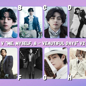 BTS V “Me, Myself, & - Veautiful Days” V2 Photocards