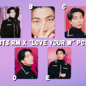 BTS RM x “Love Your W” Photocards