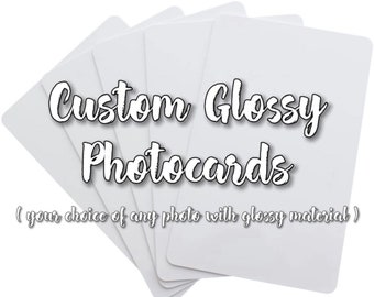 Custom Glossy Photocards