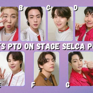 Selcas de BTS PTD en el escenario