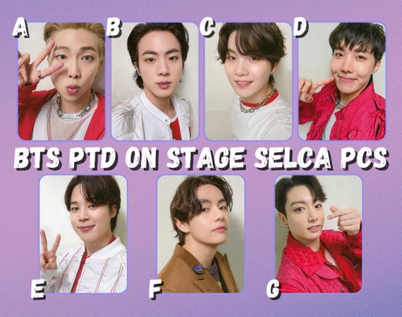 BTS PTD on Stage Selca Photocards - Etsy