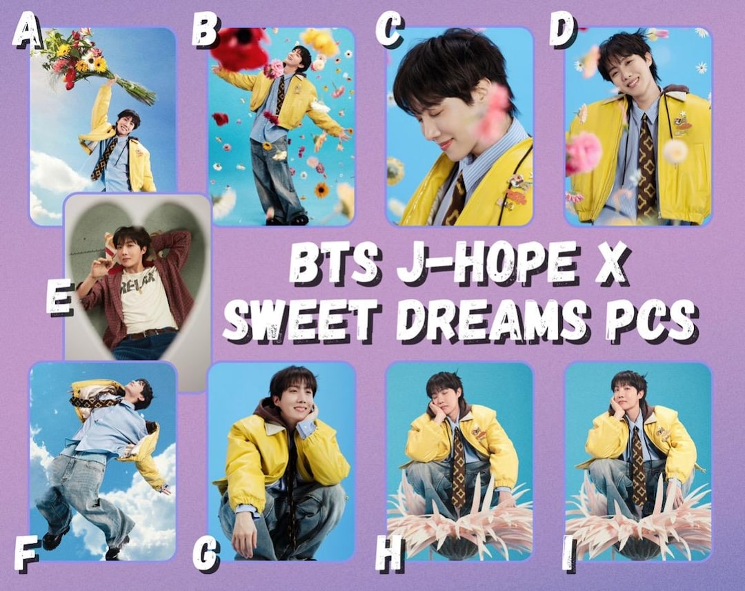 BTS J-hope X Sweet Dreams Photocards - Etsy
