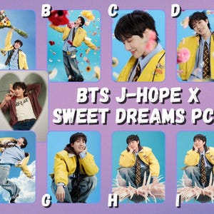 BTS J-Hope x Sweet Dreams-fotokaarten