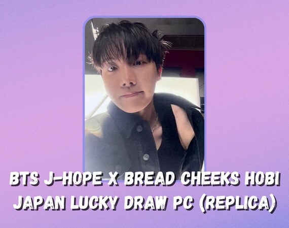 BTS J-hope X Bread Cheeks Hobi / Japan Lucky Draw Photocard