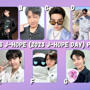 Cartões fotográficos do BTS J-Hope (2023 J-HOPE DAY)