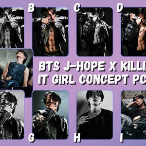 Cartes photo BTS J-Hope x Killin It Girl Concept