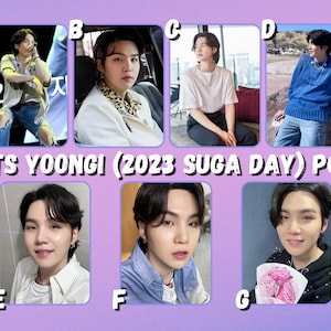 BTS Yoongi / Suga (2023 SUGA DAY) Photocards