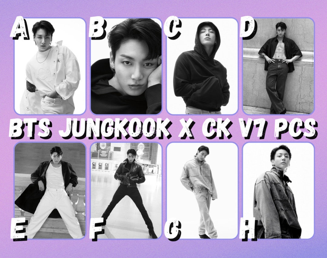 BTS ジョングク x CK V7 フォトカード - Etsy 日本