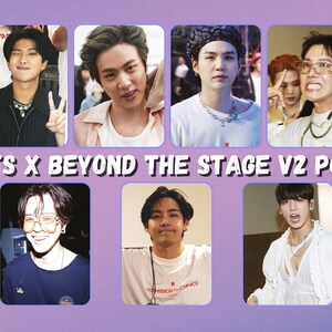 Cartões fotográficos BTS x Beyond The Stage V2