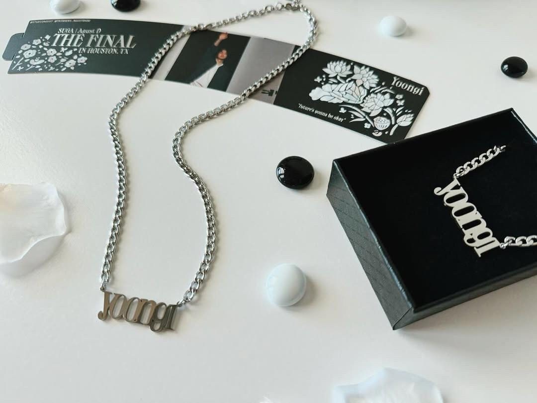 Bts Suga Necklace - Etsy