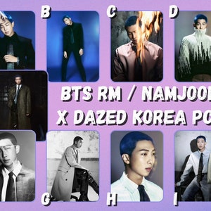 BTS RM / Namjoon x Dazed Korea Photocards