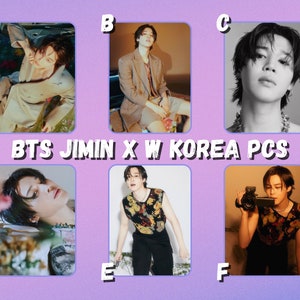 BTS Jimin x W Korea Photocards