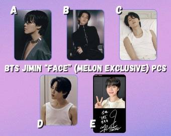 BTS Jimin “FACE” (melon exclusive) Photocards