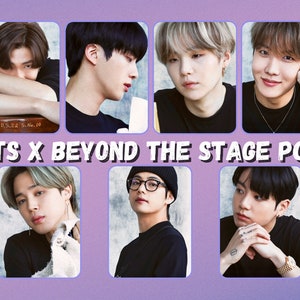 Tarjetas fotográficas BTS x Beyond The Stage