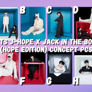 Tarjetas fotográficas conceptuales de BTS J-Hope x Jack in the Box (Edición HOPE)