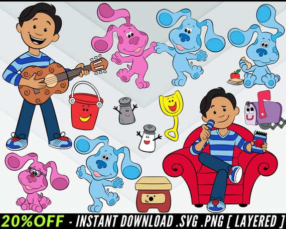 Download The Best Blues Clues SVG Bundle blues clues clipart blues ...