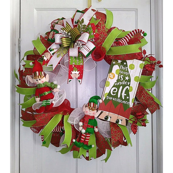 Christmas Decor Christmas Front Door Wreath Christmas Home | Etsy