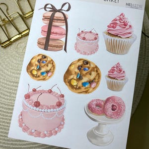 Pegatinas para pasteles, panadería, cupcakes y galletas.
