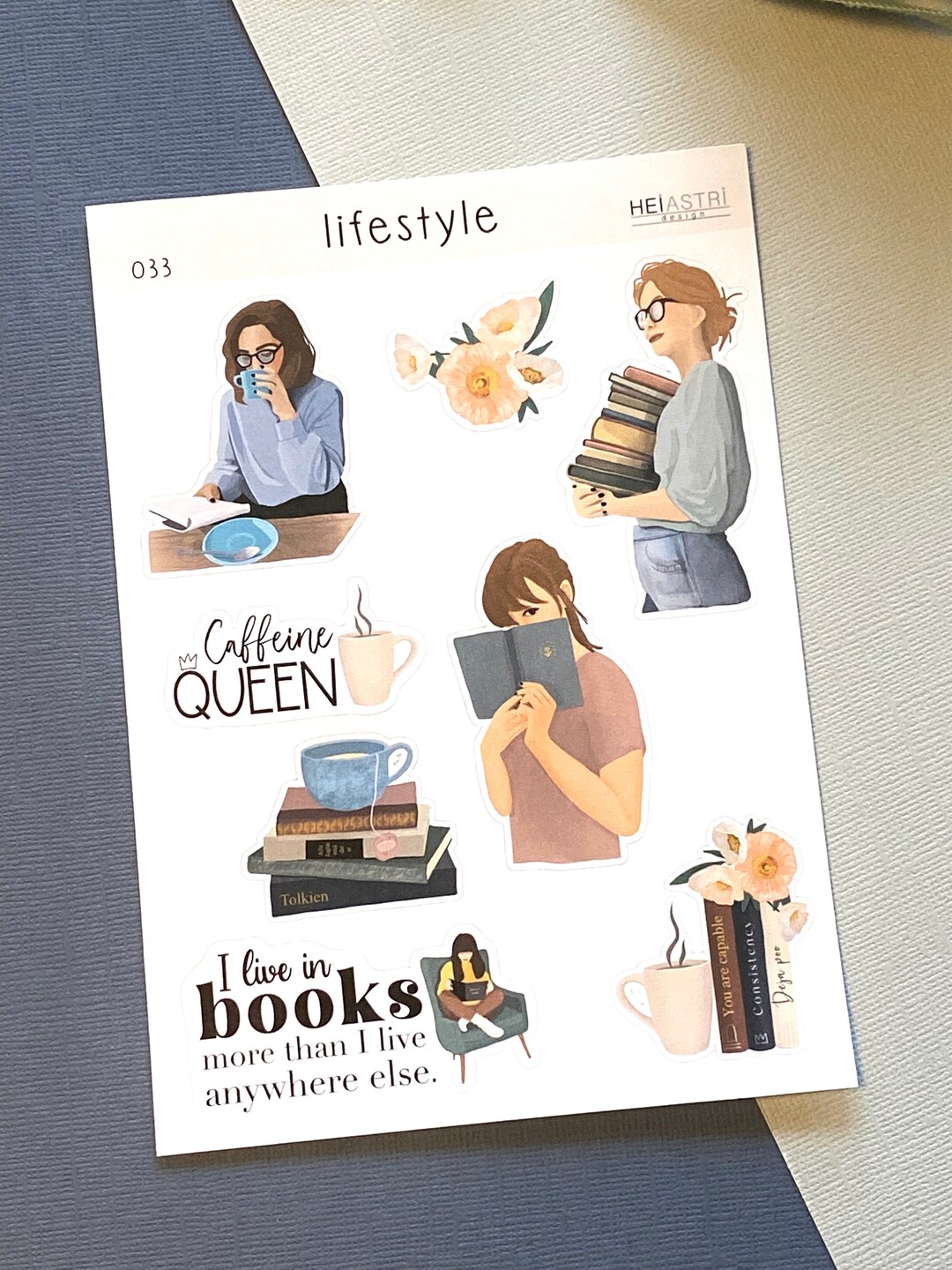 Life Style Sticker Everyday Life Stickers Lifestyle Books - Etsy