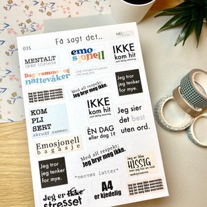 Dígalo con palabras, frases motivadoras, sarcasmo, noruego