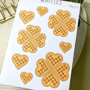 Stickers gaufres norvégiennes scandinavie