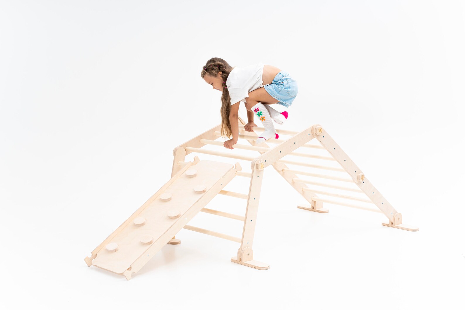 Transfromable Ladder Transformable Climbing Triangle, Montessori Ladder, Adjustable Triangle ...