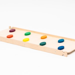 sliding board, triangle ramp, rock board