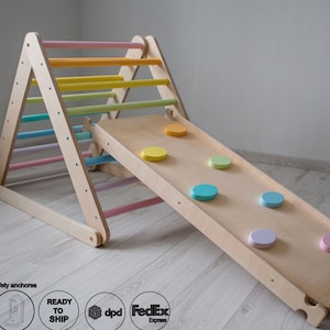 climbing triangle, foldable triangle, kletterdreick, montessori ladder, klettergerüst.