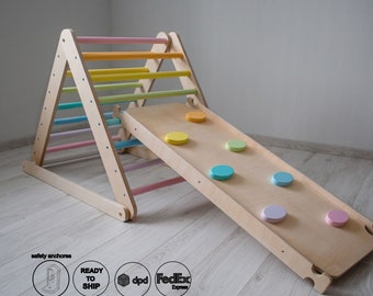 climbing triangle, foldable triangle, kletterdreick, montessori ladder, klettergerüst.