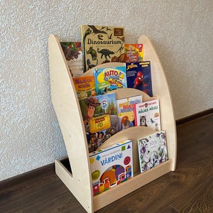 Modern Montessori book shelf, kids book shelf
