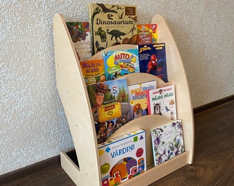 Modern Montessori book shelf, kids book shelf