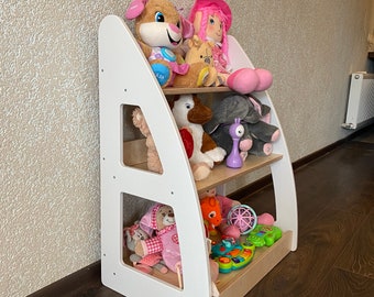 Montessori toys shelf, storage for children