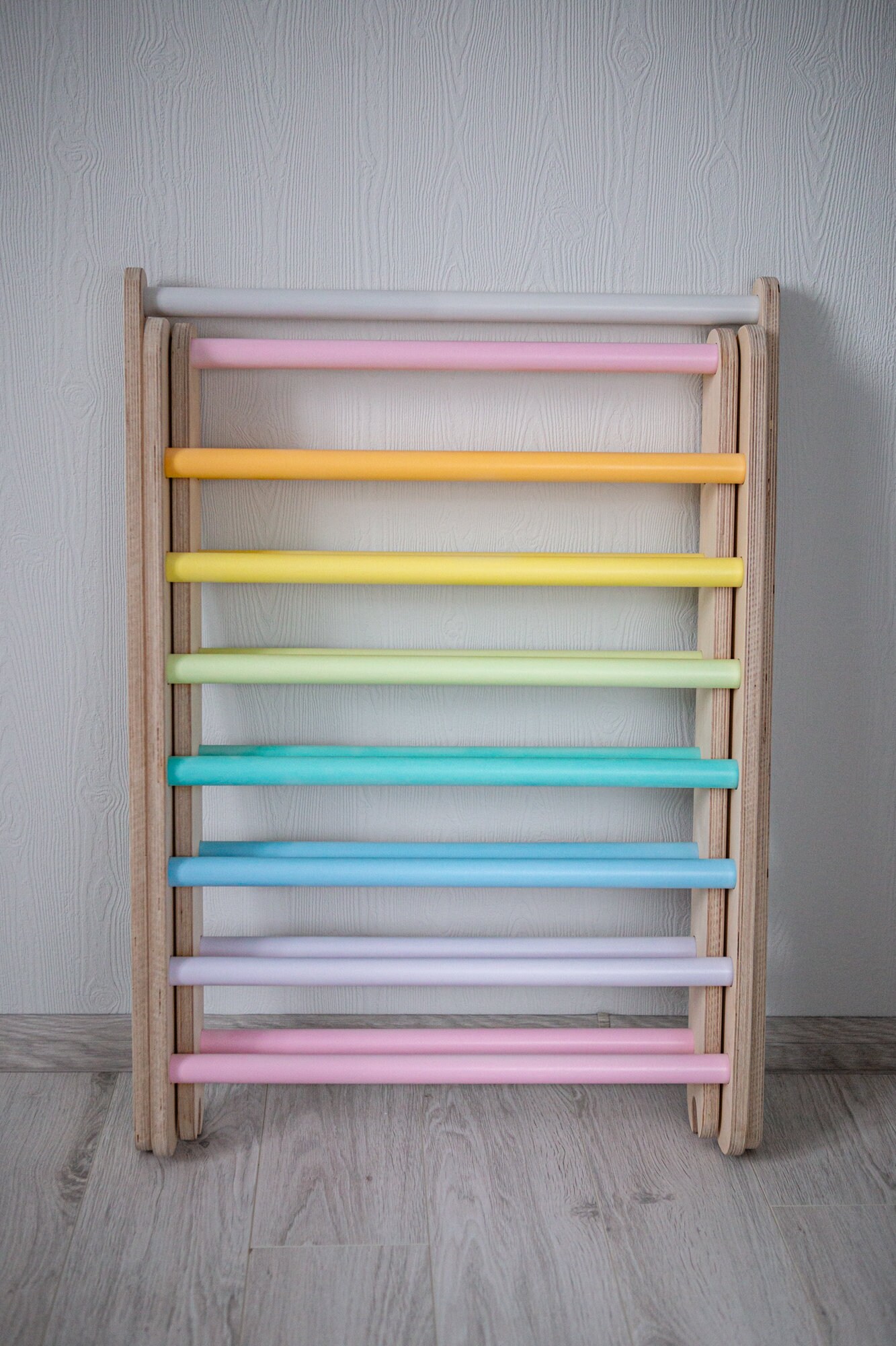 Climbing Triangle Pastel Rainbow Foldable Triangle Ladder | Etsy