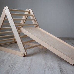 triangle d'escalade pliable, grimpeur d'échelle, rampe montessori, arche, Kletterdreieck, portique d'escalade, grimpeur pour tout-petits, LOT de 3 ARTICLES