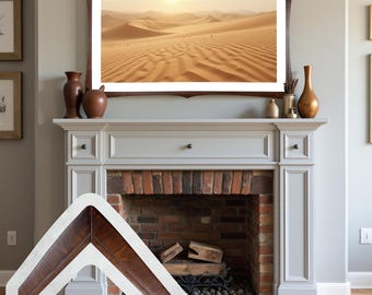 Handmade Curved Wooden TV Frame for Samsung The Frame