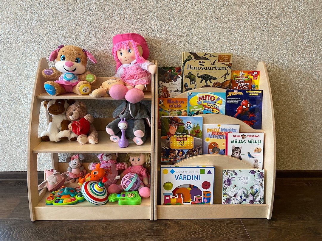 Toys and Books Storage Shelves for Kids, Book Shelf, Toys Shelf