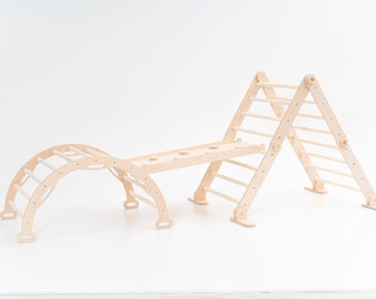 Transformable climbing triangle, montessori ladder, adjustable triangle, kletterdreick, kletterbogen