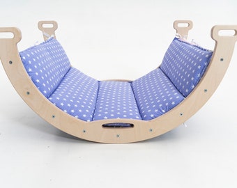 Montessori Climbing Arch with Cushion: Toddler Rocker Climber