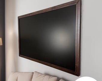 Wooden TV frame handcrafted for Samsung The Frame, Handmade TV bezel, Wooden decorative frame for TV.