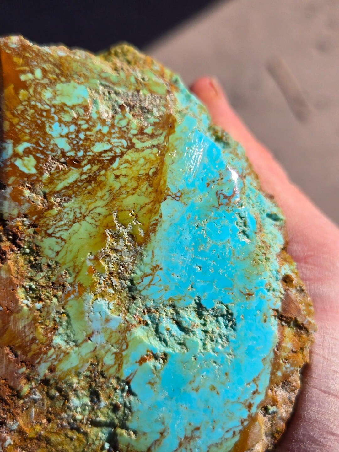 Patagonia Turquoise Rough for Cabbing - 515 Grams - Etsy