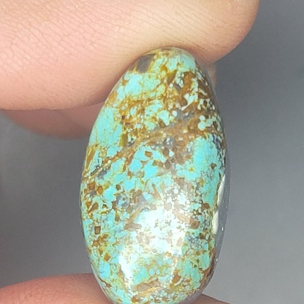 Number 8 mine turquoise cabochon