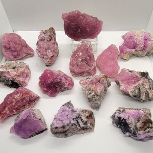 Moroccan Cobalt Calcite Fine Mineral Specimen