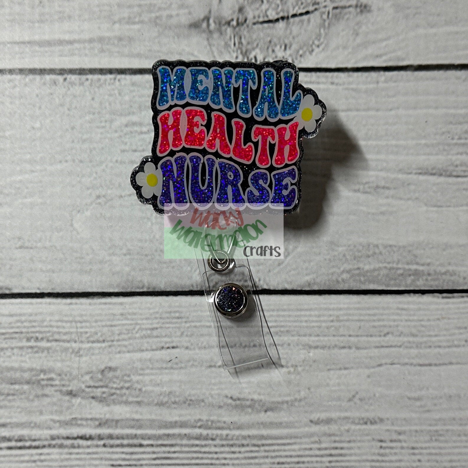 Mental Health Nurse Badge Reel (Alligator Clip)