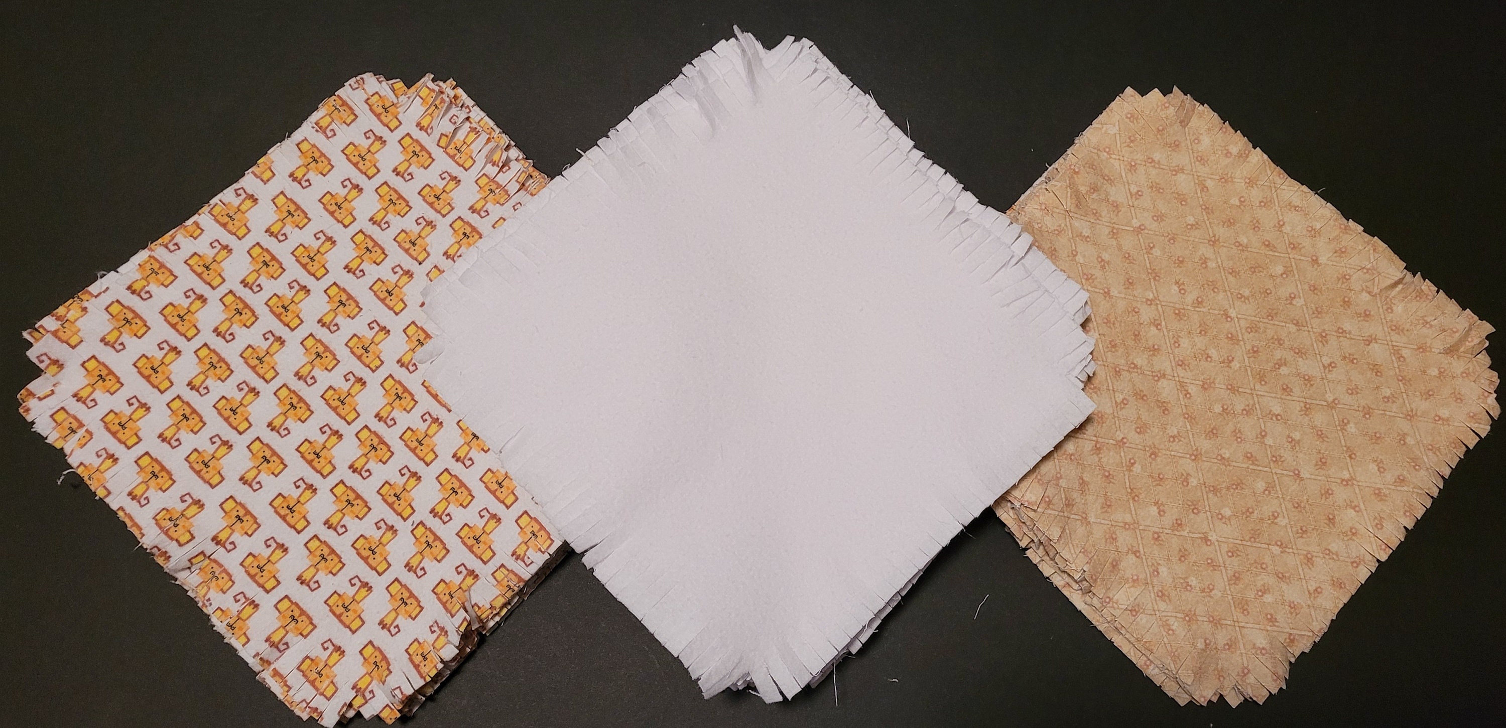 Precut Flannel Fringe Squares for Baby Quilt608.5 Etsy