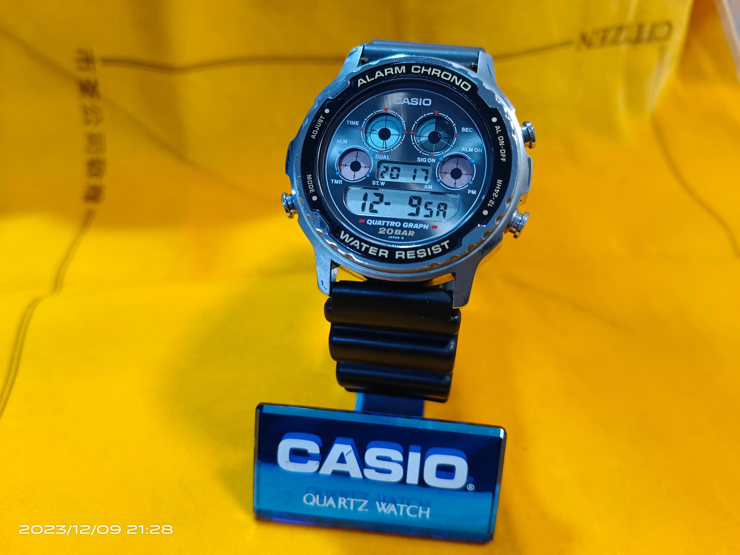 Vintage CASIO 1988 Diver s 200M 927 DW 7300 Quattro Graph 5 Alarms Chrono Timer Original Nos Mint Etsy Denmark