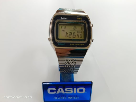 Vintage CASIO 1977 Raro fondello a vite Cronometro Allarme 136 S003 Tutto originale bello usato Etsy Italia