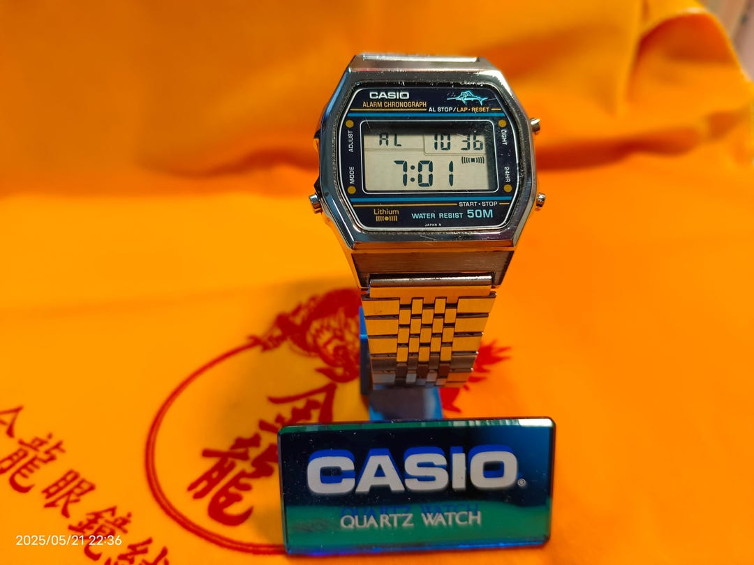 Vintage Casio W-250 Marlin Digital Watch | eBay