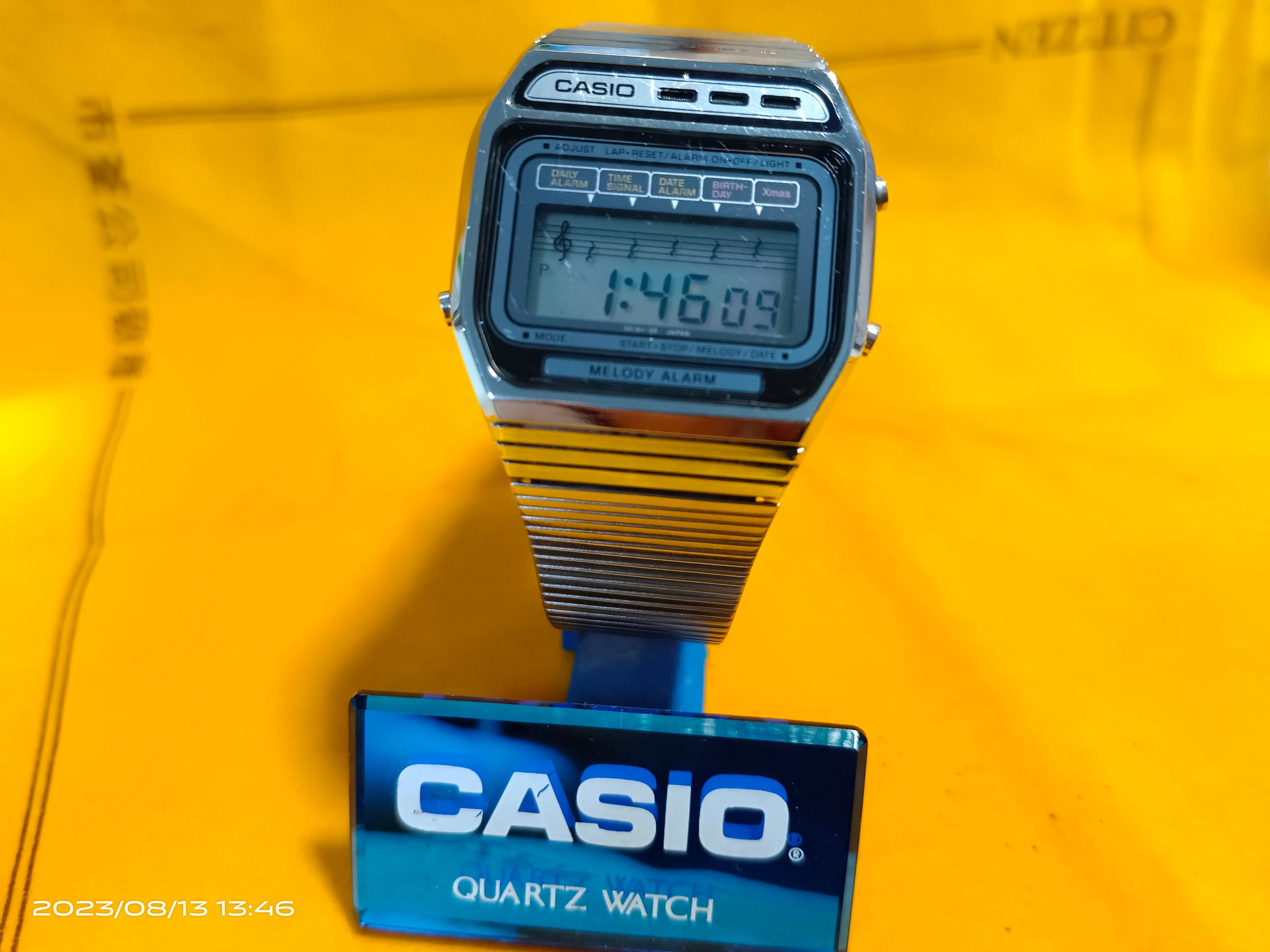 Casio melody alarm best sale watch