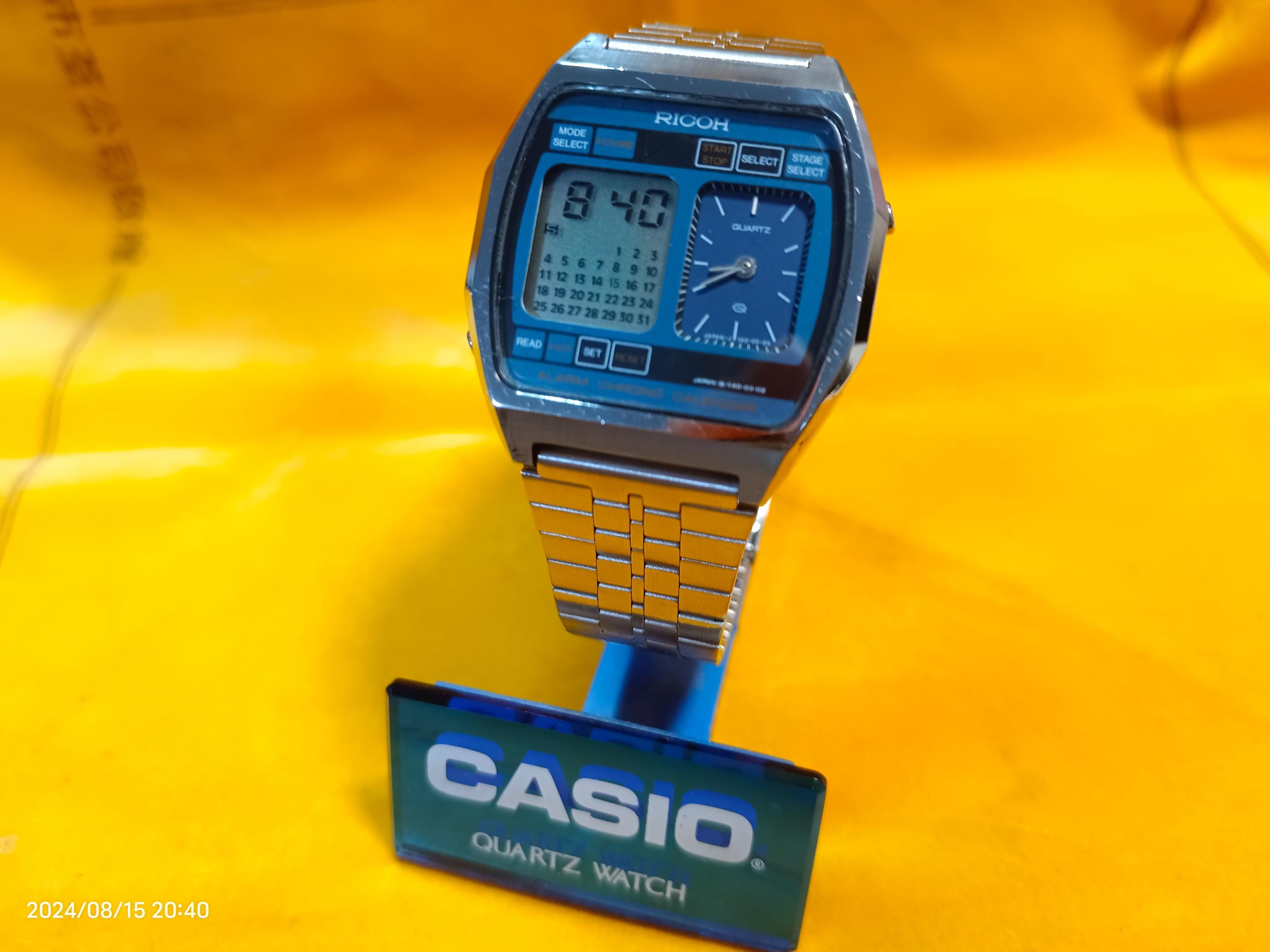 RICOH 140004 ALARM•CHRONO•CALENDAR 腕時計 【公式通販】